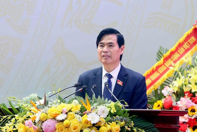 Hoang Quôc Khanh, secrétaire du Comité provincial du Parti. Photo: VNA son-la2-290925.jpg