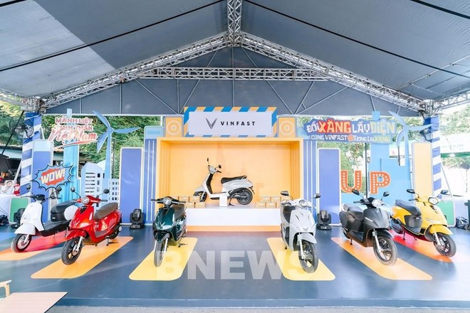 Produits actuels de scooters électriques VinFast. Photo: VNA electric-motorbikes.jpg