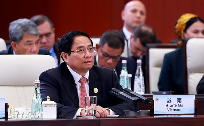 Le Premier ministre Pham Minh Chinh. Photo: VNA sco-2.jpg