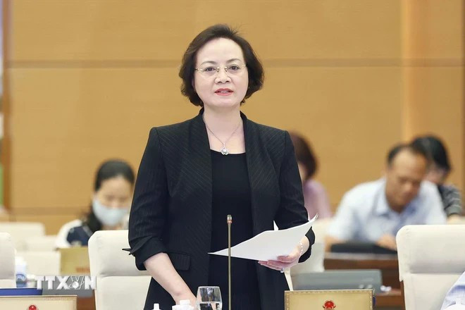 La ministre de l'Intérieur Pham Thi Thanh Tra. Photo: VNA tra.jpg