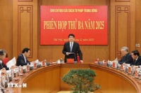 Le président Luong Cuong préside la 3ᵉ réunion du Comité central de pilotage de la réforme judiciaire