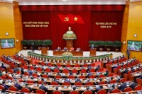 La séance d'ouverture du deuxième Plénum du Comité central du Parti communiste du Vietnam du 14e mandat à Hanoï. Photo : VNA