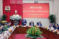 Le secrétaire général du Parti communiste du Vietnam, Tô Lâm, prend la parole lors de la réunion. Photo : VNA