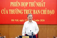 Le secrétaire général du Parti, To Lâm, aussi président du Comité directeur central pour le développement de la science, de la technologie, de l’innovation et de la transformation numérique. Photo : VNA