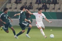Le Vietnam fait chuter l’Arabie saoudite et se qualifie pour les quarts de finale de la Coupe d’Asie U23 de l’AFC. Photo : VNA