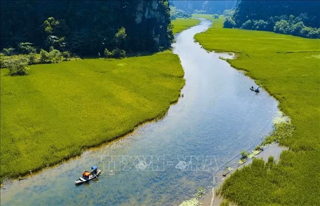Tam Coc - Bich Dong. Photo: VNA