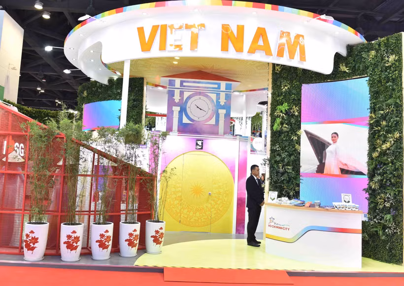 Le pavillon national du Vietnam à la CAEXPO 2024. Photo: VNA