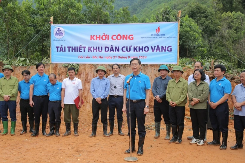 La cérémonie de mise en chantier. Photo: kinhtedothi.vn