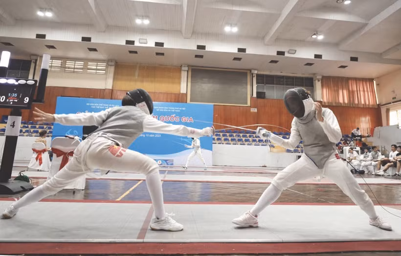 Jusqu’à présent, aucun escrimeur vietnamien n’est parvenu à valider son billet pour les JO de Paris 2024. Photo : VNA/CVN 