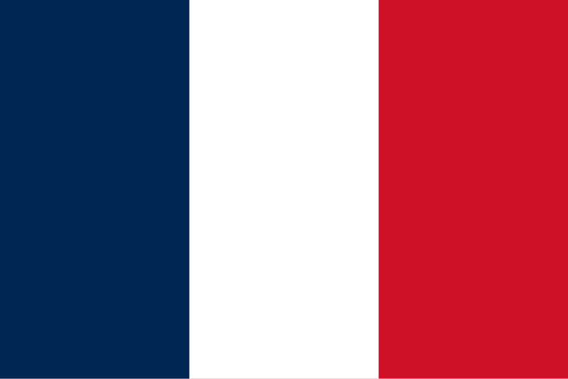 Drapeau de la France. Photo: CPV