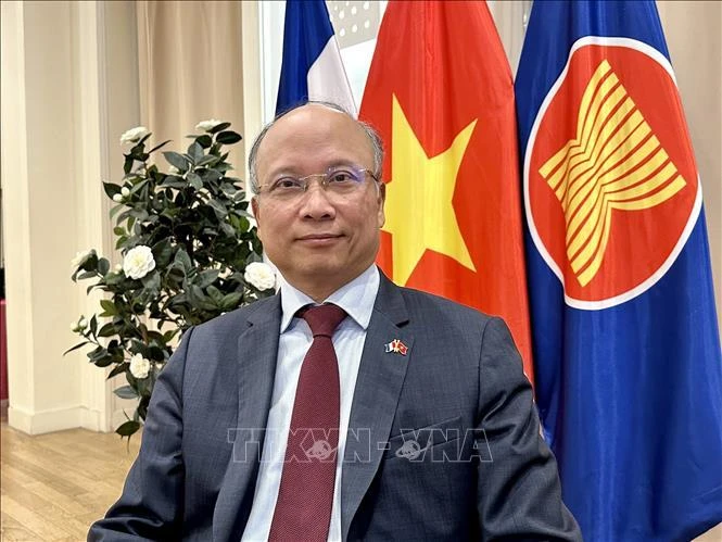 L'ambassadeur vietnamien en France Dinh Toan Thang. Photo: VNA