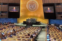 Le siège des Nations Unies (ONU) à New York a accueilli une réunion de haut niveau de l’Assemblée générale des Nations Unies. Photo : VNA