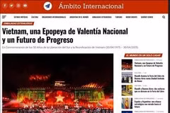 Le site d'information Ámbito Internacional. Photo : VNA