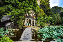 La pagode Bich Dong, un lieu apparu dans le clip Song From A Secret Garden – Secret Garden in Vietnam du groupe Secret Garden. Photo : VNA