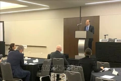 L’ambassadeur du Vietnam aux États-Unis, Nguyen Quoc Dung, a prononcé le 16 octobre un discours d’ouverture du premier Dialogue de Potomac, organisé par le Centre pour les stratégies de l’Asie-Pacifique. Photo : VNA