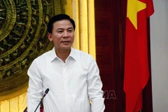 Đô Trong Hung, actuellement vice-président de la Commission centrale de l’Organisation du Parti, ancien secrétaire du Comité provincial du Parti. Photo : VNA