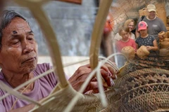 Le village de Phu Vinh est aujourd’hui le plus représentatif de la vannerie en bambou et rotin à Hanoï. Photo: Hà Nam/Nhân Dân