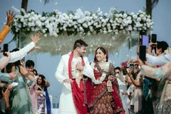 Le mariage d'un couple indien organisé à Da Nang. Photo : VNA