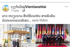 Le journal Vientiane Mai. Photo : capture d'écran
