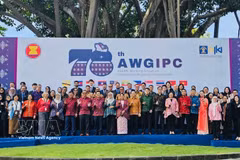 Les délégués à la 78e réunion du Groupe de travail de l’ASEAN sur la coopération en matière de propriété intellectuelle à Bali (Indonésie). Photo : VNA