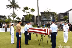 La 172e cérémonie de rapatriement des restes de militaires américains à Da Nang. Photo : Photo : qdnd.vn