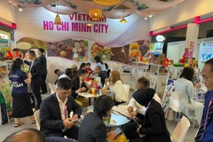 Le stand du Vietnam au Salon international de l’alimentation et des boissons SIAL Interfood 2025. Photo : VNA