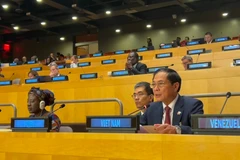 Le vice-Premier ministre vietnamien Bui Thanh Son s'exprime lors du premier Sommet biennal pour une économie mondiale durable, inclusive et résiliente. Photo : VNA