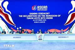 Le Timor-Leste devient officiellement le 11e membre de l’ASEAN. Photo : VNA