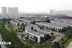 Projet d'appartements haut de gamme de Gamuda Gardens à Hanoï, financé par le groupe immobilier malaisien Gamuda Land. Photo : VNA
