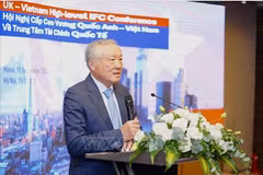 Le vice-Premier ministre permanent Nguyên Hoa Binh prend la parole lors de la conférence. Photo : VNA