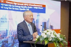 Le vice-Premier ministre permanent Nguyên Hoa Binh prend la parole lors de la conférence. Photo : VNA