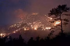 L'incendie se déclare dans le chef-lieu de Binh Lieu, district éponyme. Photo : VNA