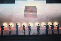 La cérémonie d'ouverture de la 24ᵉ édition du Festival du film vietnamien (2025) à Hô Chi Minh-Ville. Photo : VNA