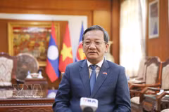 L'ambassadeur vietnamien au Laos, Nguyen Minh Tam. Photo : VNA