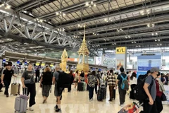 A l'aéroport Suvarnabhumi en Thaïlande. Photo : VNA