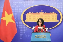 La porte-parole du ministère des Affaires étrangères Pham Thu Hang. Photo : VNA