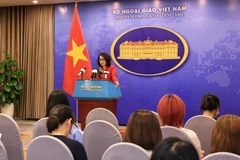 La porte-parole Pham Thu Hang. Photo : VNA