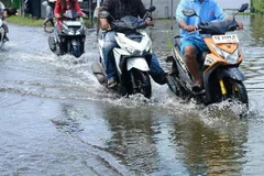 la station météorologique de Tanjung Priok de l'Agence indonésienne de météorologie, de climatologie et de géophysique (BMKG) avait émis une alerte précoce concernant les inondations côtières du 26 décembre 2024 au 3 janvier 2025. Photo : Antara