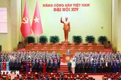 Les membres du Comité central du Parti du 14e mandat. Photo : VNA