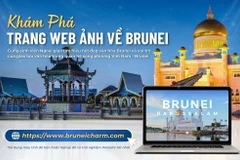 Le site web dédié à la promotion de Brunei, accessible à l’adresse Bruneicharm.com. Photo : VNA