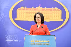 La porte-parole du ministère vietnamien des Affaires étrangères, Pham Thu Hang. Photo : VNA