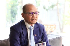 Uch Leang, directeur par intérim du Département de recherche Asie-Afrique et Moyen-Orient à l’Académie des relations internationales du Cambodge (relevant de l’Académie royale du Cambodge). Photo : VNA