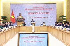 La 6e réunion du Comité directeur national chargé de la mise en œuvre des engagements du Vietnam pris lors de la COP26 s’est tenu à Hanoï, en présence du Premier ministre Pham Minh Chinh. Photo : VNA