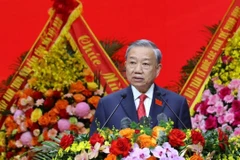 Le secrétaire général du Parti communiste du Vietnam, To Lam, prend la parole lors du 1er Congrès de l’organisation du Parti du gouvernement pour le mandat 2025-2030. Photo : VNA