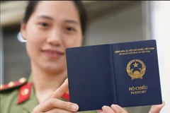 nouveau modèle du passeport du Vietnam. Photo : dantri