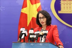 La porte-parole du ministère vietnamien des Affaires étrangères, Pham Thu Hang. Photo : VNA