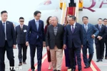 Le secrétaire général des Nations Unies António Guterres est arrivé à Hanoï pour entamer une visite officielle au Vietnam et participer à la cérémonie d’ouverture à la signature de la Convention de Hanoï. Photo : VNA