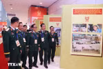 L’espace d’exposition de l’Agence vietnamienne d’information. Photo : VNA