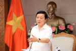 Le vice-Premier ministre Tran Hong Ha a présidé vendredi 23 septembre à Hanoï une réunion cruciale pour faire face au super typhon Ragasa. Photo : VNA