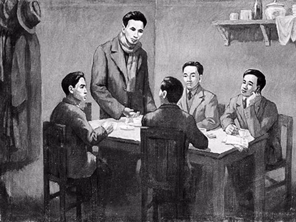 Du 6 janvier au 7 février 1930, le Président Hồ Chí Minh a présidé une conférence pour unifier trois organisations communistes et fonder le Parti communiste du Vietnam (PCV). Photo : VNA